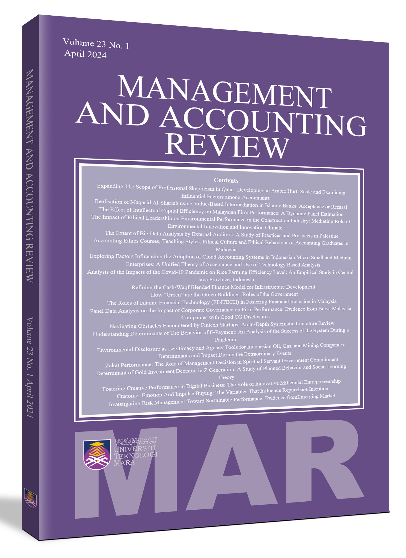 MAR cover